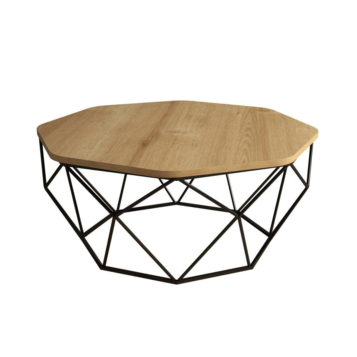 Masuta de cafea Diamond Coffee Table, Stejar, 90x38x90 cm - Stejar, SKU 845HCT2858