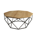 Masuta de cafea Diamond Coffee Table, Stejar, 90x38x90 cm - Stejar, SKU 845HCT2858