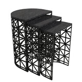 Măsuță de cafea Stil Marble, Diverse culori, Diverse configurații, Diverse dimensiuni - Negru - 46x33x62 cm - 3 bucăți | SKU: 845HCT2865 | Măsuță de cafea Stil Marble, varianta Negru - 46x33x62 cm - 3 bucăți, produs pentru amenajarea locuinței, disponibil online în România la CasaMob