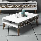 Măsuță de cafea Line, Diverse culori, 90x60x35 cm - Alb | SKU: 845HCT2868 | Măsuță de cafea Line, 90x60x35 cm, varianta Alb, produs pentru amenajarea locuinței, disponibil online în România la CasaMob