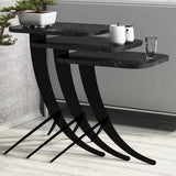 Set 3 măsuțe de cafea Pion Marble, Diverse culori, 35x60x45 cm - Negru | SKU: 845HCT2875 | Set 3 măsuțe de cafea Pion Marble, 35x60x45 cm, varianta Negru, produs pentru amenajarea locuinței, disponibil online în România la CasaMob
