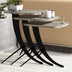 Alb - Negru | SKU: 845HCT2876 | Set 3 măsuțe de cafea Pion Marble, 35x60x45 cm, varianta Alb - Negru, produs pentru amenajarea locuinței, disponibil online în România la CasaMob