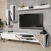Alb | SKU: 845HCT3001 | Comodă TV Beril, 180x37x40 cm, varianta Alb, produs pentru amenajarea locuinței, disponibil online în România la CasaMob