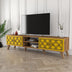 Nuc - Galben - 180x35x44 cm | SKU: 845HCT3008 | Comodă TV Class, varianta Nuc - Galben - 180x35x44 cm, produs pentru amenajarea locuinței, disponibil online în România la CasaMob