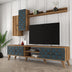 Nuc - Chalcedony | SKU: 845HCT3013 | Comodă TV Class S, 180x35x44 cm, varianta Nuc - Chalcedony, produs pentru amenajarea locuinței, disponibil online în România la CasaMob