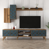 Comodă TV Class S, Diverse culori, 180x35x44 cm - Nuc - Chalcedony | SKU: 845HCT3013 | Comodă TV Class S, 180x35x44 cm, varianta Nuc - Chalcedony, produs pentru amenajarea locuinței, disponibil online în România la CasaMob