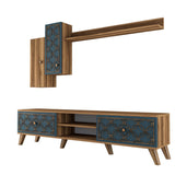Comodă TV Class S, Diverse culori, 180x35x44 cm - Nuc - Chalcedony | SKU: 845HCT3013 | Comodă TV Class S, 180x35x44 cm, varianta Nuc - Chalcedony, produs pentru amenajarea locuinței, disponibil online în România la CasaMob