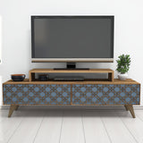 Comodă TV City, Diverse culori, 140x42x49 cm - Nuc - Chalcedony | SKU: 845HCT3019 | Comodă TV City, 140x42x49 cm, varianta Nuc - Chalcedony, produs pentru amenajarea locuinței, disponibil online în România la CasaMob