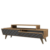 Comodă TV City, Diverse culori, 140x42x49 cm - Nuc - Chalcedony | SKU: 845HCT3019 | Comodă TV City, 140x42x49 cm, varianta Nuc - Chalcedony, produs pentru amenajarea locuinței, disponibil online în România la CasaMob
