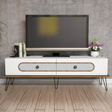 Comodă TV Ekol, Diverse culori, 145x40x45 cm - Alb | SKU: 845HCT3026 | Comodă TV Ekol, 145x40x45 cm, varianta Alb, produs pentru amenajarea locuinței, disponibil online în România la CasaMob
