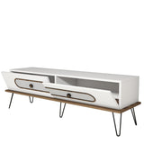 Comodă TV Ekol, Diverse culori, 145x40x45 cm - Alb | SKU: 845HCT3026 | Comodă TV Ekol, 145x40x45 cm, varianta Alb, produs pentru amenajarea locuinței, disponibil online în România la CasaMob