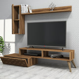 Comodă TV Planet, Diverse culori, 150x37x38 cm - Nuc | SKU: 845HCT3045 | Comodă TV Planet, 150x37x38 cm, varianta Nuc, produs pentru amenajarea locuinței, disponibil online în România la CasaMob