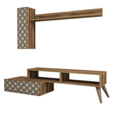 Comodă TV Planet, Diverse culori, 150x37x38 cm - Nuc - Crem | SKU: 845HCT3047 | Comodă TV Planet, 150x37x38 cm, varianta Nuc - Crem, produs pentru amenajarea locuinței, disponibil online în România la CasaMob
