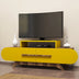 Nuc - Galben | SKU: 845HCT3051 | Comodă TV Rose, 145x37x50 cm, varianta Nuc - Galben, produs pentru amenajarea locuinței, disponibil online în România la CasaMob