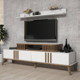 Comodă TV Eylül, Diverse culori, 168x39x52 cm - Alb | SKU: 845HCT3060 | Comodă TV Eylül, 168x39x52 cm, varianta Alb, produs pentru amenajarea locuinței, disponibil online în România la CasaMob