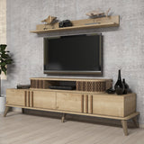 Comodă TV Eylül, Diverse culori, 168x39x52 cm - Stejar | SKU: 845HCT3062 | Comodă TV Eylül, 168x39x52 cm, varianta Stejar, produs pentru amenajarea locuinței, disponibil online în România la CasaMob