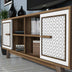 Nuc - Alb | SKU: 845HCT3063 | Comodă TV Ayla, 160x35x56 cm, varianta Nuc - Alb, produs pentru amenajarea locuinței, disponibil online în România la CasaMob
