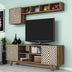 Nuc - Alb | SKU: 845HCT3068 | Comodă TV Inci, 160x35x56 cm, varianta Nuc - Alb, produs pentru amenajarea locuinței, disponibil online în România la CasaMob