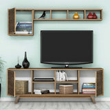 Comodă TV Inci, Diverse culori, 160x35x56 cm - Nuc | SKU: 845HCT3069 | Comodă TV Inci, 160x35x56 cm, varianta Nuc, produs pentru amenajarea locuinței, disponibil online în România la CasaMob