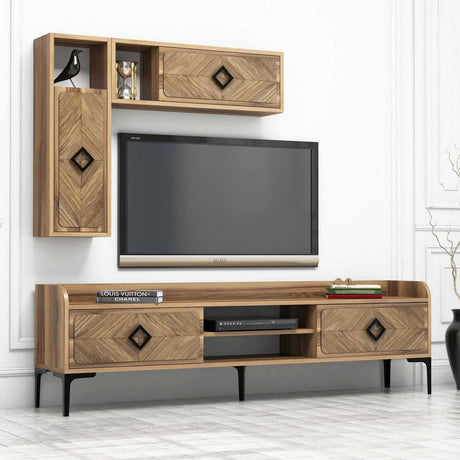 Comodă TV Samba, Diverse culori, 180x35x52 cm