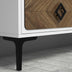 Alb - Nuc | SKU: 845HCT3076 | Comodă TV Samba, 180x35x52 cm, varianta Alb - Nuc, produs pentru amenajarea locuinței, disponibil online în România la CasaMob