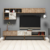 COMODA TV Milan TV Unit, Nuc, 35x40x180 cm - Nuc Alb, SKU 845HCT3079