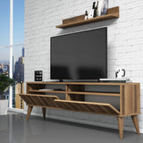 Comodă TV Best, Diverse culori, 150x30x50 cm - Nuc | SKU: 845HCT3085 | Comodă TV Best, 150x30x50 cm, varianta Nuc, produs pentru amenajarea locuinței, disponibil online în România la CasaMob