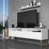Alb | SKU: 845HCT3086 | Comodă TV Best, 150x30x50 cm, varianta Alb, produs pentru amenajarea locuinței, disponibil online în România la CasaMob