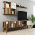 Comodă TV Madrid, Alb - Nuc, 180x33.8x48.6 cm, SKU 845HCT3090, imagine 2