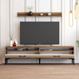 Comodă TV Istanbul, Diverse culori, 180x35x47 cm - Nuc - Crem | SKU: 845HCT3099 | Comodă TV Istanbul, 180x35x47 cm, varianta Nuc - Crem, produs pentru amenajarea locuinței, disponibil online în România la CasaMob