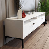 Comodă TV Istanbul, Diverse culori, 180x35x47 cm - Alb | SKU: 845HCT3102 | Comodă TV Istanbul, 180x35x47 cm, varianta Alb, produs pentru amenajarea locuinței, disponibil online în România la CasaMob