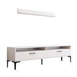 Comodă TV Istanbul, Diverse culori, 180x35x47 cm - Alb | SKU: 845HCT3102 | Comodă TV Istanbul, 180x35x47 cm, varianta Alb, produs pentru amenajarea locuinței, disponibil online în România la CasaMob