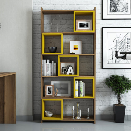 Bibliotecă Box, Diverse culori, 80x22x170 cm