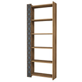 Bibliotecă City, Diverse culori, 65x24x170 cm - Nuc - Chalcedony | SKU: 845HCT3608 | Bibliotecă City, 65x24x170 cm, varianta Nuc - Chalcedony, produs pentru amenajarea locuinței, disponibil online în România la CasaMob