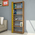 Nuc - Galben | SKU: 845HCT3610 | Bibliotecă City, 65x24x170 cm, varianta Nuc - Galben, produs pentru amenajarea locuinței, disponibil online în România la CasaMob