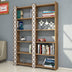 Nuc - Alb | SKU: 845HCT3612 | Bibliotecă City 2, 125x24x170 cm, varianta Nuc - Alb, produs pentru amenajarea locuinței, disponibil online în România la CasaMob