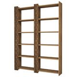 Bibliotecă City 2, Diverse culori, 125x24x170 cm - Nuc | SKU: 845HCT3613 | Bibliotecă City 2, 125x24x170 cm, varianta Nuc, produs pentru amenajarea locuinței, disponibil online în România la CasaMob