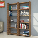Bibliotecă City 2, Diverse culori, 125x24x170 cm - Nuc | SKU: 845HCT3613 | Bibliotecă City 2, 125x24x170 cm, varianta Nuc, produs pentru amenajarea locuinței, disponibil online în România la CasaMob