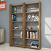 Nuc | SKU: 845HCT3613 | Bibliotecă City 2, 125x24x170 cm, varianta Nuc, produs pentru amenajarea locuinței, disponibil online în România la CasaMob