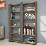 Bibliotecă City 2, Diverse culori, 125x24x170 cm - Nuc - Chalcedony | SKU: 845HCT3614 | Bibliotecă City 2, 125x24x170 cm, varianta Nuc - Chalcedony, produs pentru amenajarea locuinței, disponibil online în România la CasaMob