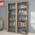 Nuc - Crem | SKU: 845HCT3615 | Bibliotecă City 2, 125x24x170 cm, varianta Nuc - Crem, produs pentru amenajarea locuinței, disponibil online în România la CasaMob