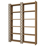Bibliotecă City 2, Diverse culori, 125x24x170 cm - Nuc - Crem | SKU: 845HCT3615 | Bibliotecă City 2, 125x24x170 cm, varianta Nuc - Crem, produs pentru amenajarea locuinței, disponibil online în România la CasaMob