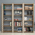 Nuc - Crem | SKU: 845HCT3621 | Bibliotecă City 3, 185x24x170 cm, varianta Nuc - Crem, produs pentru amenajarea locuinței, disponibil online în România la CasaMob