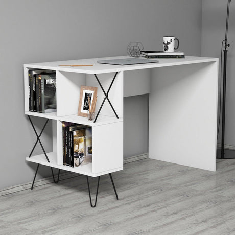 Birou Extra cu rafturi,  120 x 79 x 60 cm