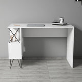 Birou Extra cu rafturi,  120 x 79 x 60 cm - Alb, SKU 845HCT3818