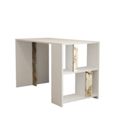 Birou Lima Marble, Alb, 120x60x75 cm