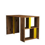 Birou Lima, Diverse culori, 120x60x75 cm - Nuc - Galben | SKU: 845HCT3844 | Birou Lima, 120x60x75 cm, varianta Nuc - Galben, produs pentru amenajarea locuinței, disponibil online în România la CasaMob