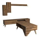 Set mobilă pentru sufragerie Beril, Diverse culori, 180x37x40 cm - Nuc | SKU: 845HCT5202 | Set mobilă pentru sufragerie Beril, 180x37x40 cm, varianta Nuc, produs pentru amenajarea locuinței, disponibil online în România la CasaMob
