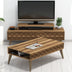 Nuc | SKU: 845HCT5206 | Set mobilă pentru sufragerie City, 140x42x49 cm, varianta Nuc, produs pentru amenajarea locuinței, disponibil online în România la CasaMob