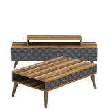 Set mobilă pentru sufragerie City, Diverse culori, 140x42x49 cm - Nuc - Chalcedony | SKU: 845HCT5207 | Set mobilă pentru sufragerie City, 140x42x49 cm, varianta Nuc - Chalcedony, produs pentru amenajarea locuinței, disponibil online în România la CasaMob